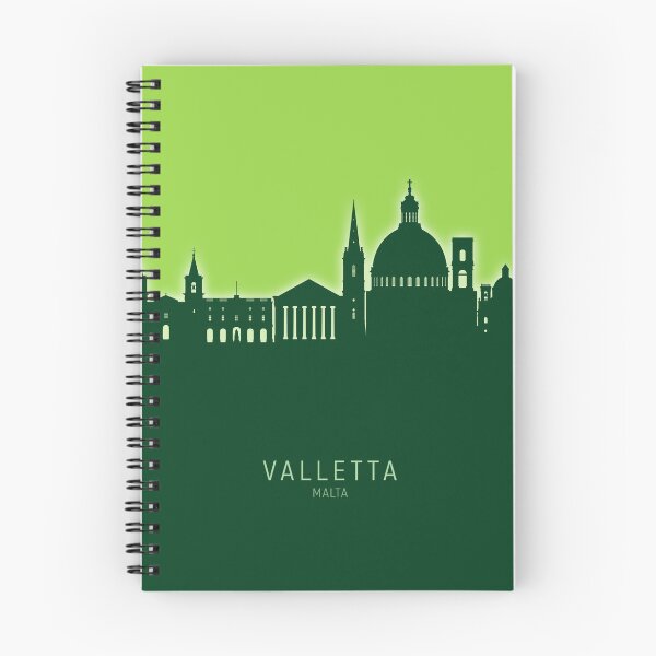 Artikelvorschau, Valletta Malta Skyline entworfen und verkauft von ArtPrints.
