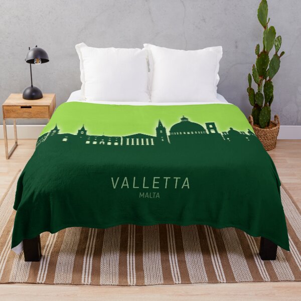 Artikelvorschau, Valletta Malta Skyline entworfen und verkauft von ArtPrints.
