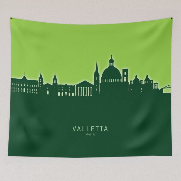 Item preview, Valletta Malta Skyline designed and sold by ArtPrints.