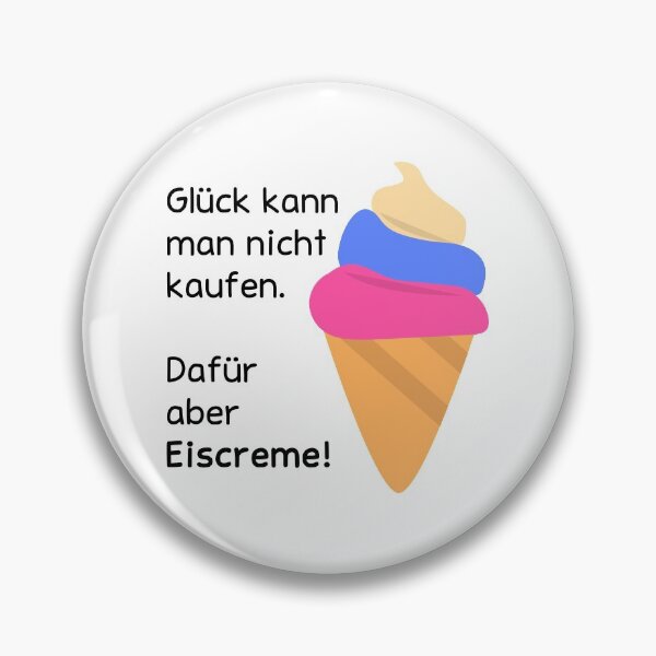 Artikelvorschau, Glück kann man nicht kaufen. Dafür aber Eiscreme! entworfen und verkauft von TopsellerShirts.