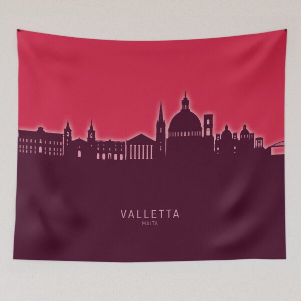 Item preview, Valletta Malta Skyline designed and sold by ArtPrints.