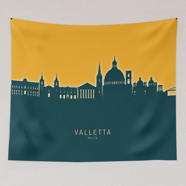 Item preview, Valletta Malta Skyline designed and sold by ArtPrints.