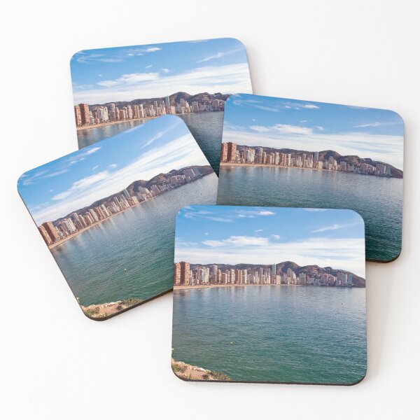 Item preview, Benidorm Levante Beach Mediterranean Coast Spain designed and sold by AndyEvansPhotos.