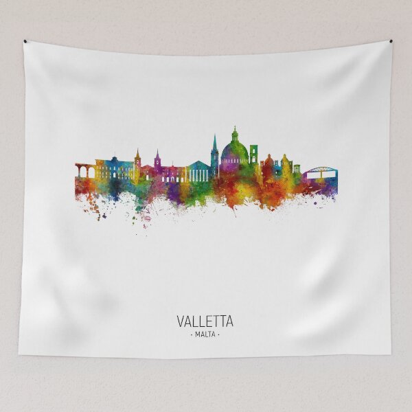 Item preview, Valletta Malta Skyline designed and sold by ArtPrints.
