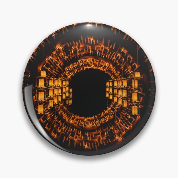 Item preview, The golden eye, Infinite reflection. Infinite mirrors illusion designed and sold by ritapestaninha.