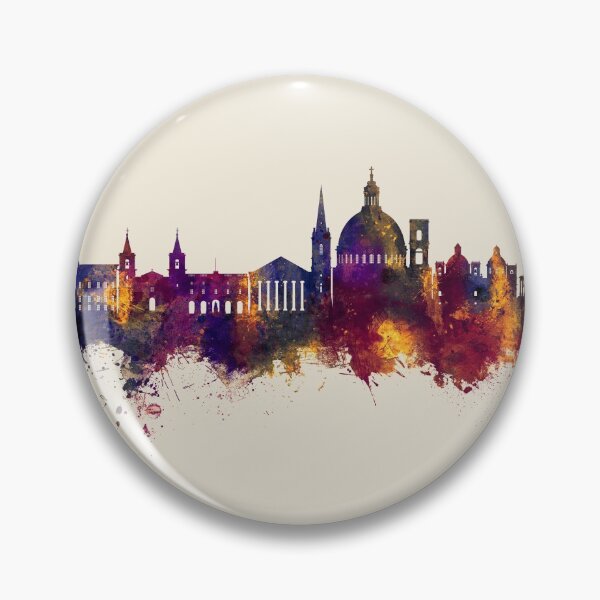 Artikelvorschau, Valletta Malta Skyline entworfen und verkauft von ArtPrints.