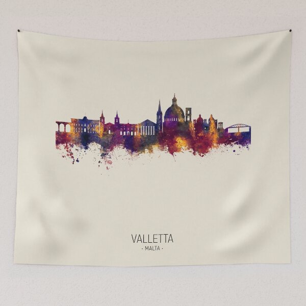 Item preview, Valletta Malta Skyline designed and sold by ArtPrints.