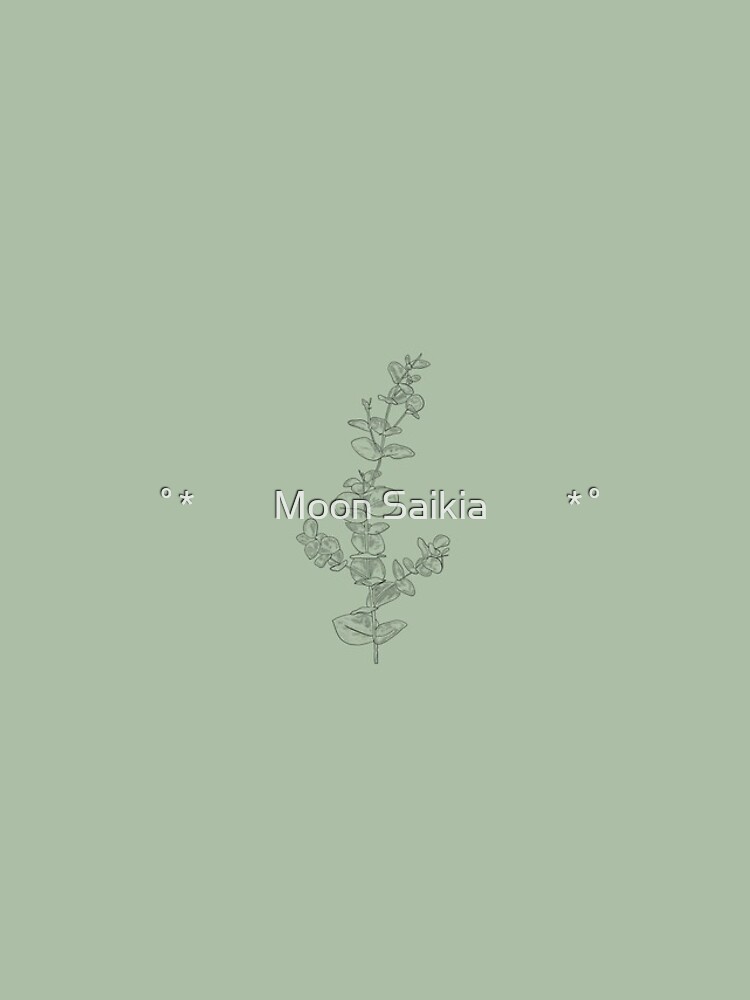 Healing Eucalyptus Green Twig by Mondakranta