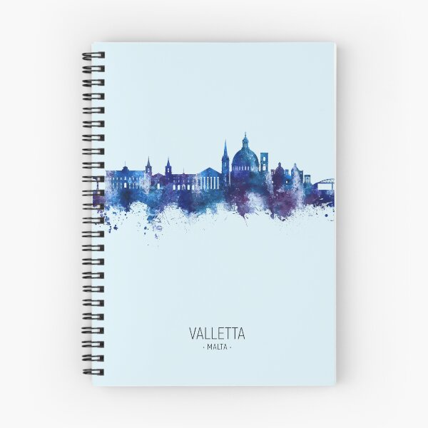 Artikelvorschau, Valletta Malta Skyline entworfen und verkauft von ArtPrints.