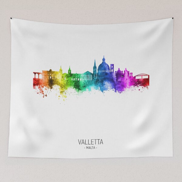 Item preview, Valletta Malta Skyline designed and sold by ArtPrints.