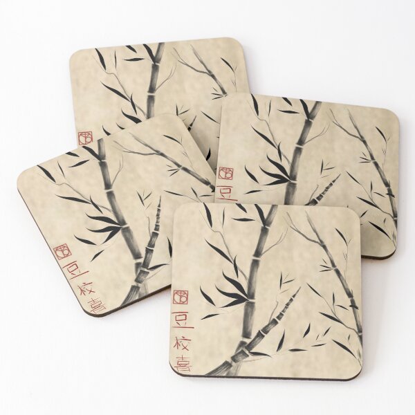 Item preview, bamboo sumi-e designed and sold by lilpainterguy.
