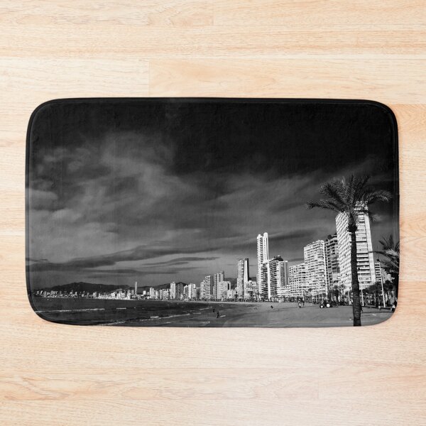 Item preview, Benidorm Levante Beach Mediterranean Coast Spain designed and sold by AndyEvansPhotos.
