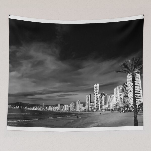 Item preview, Benidorm Levante Beach Mediterranean Coast Spain designed and sold by AndyEvansPhotos.