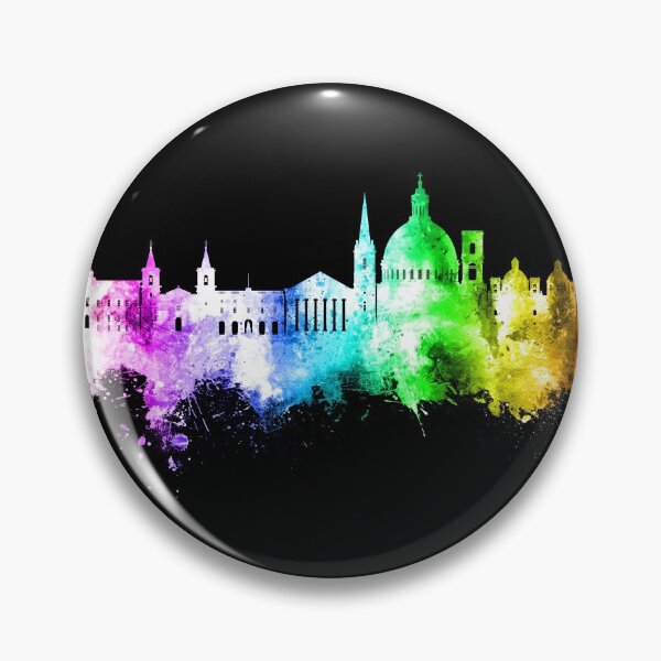 Artikelvorschau, Valletta Malta Skyline entworfen und verkauft von ArtPrints.