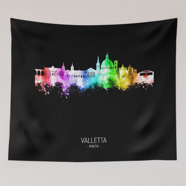 Item preview, Valletta Malta Skyline designed and sold by ArtPrints.