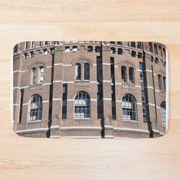 Item preview, Gasometer old gas storage wall detail in Vienna Austria designed and sold by goceris.