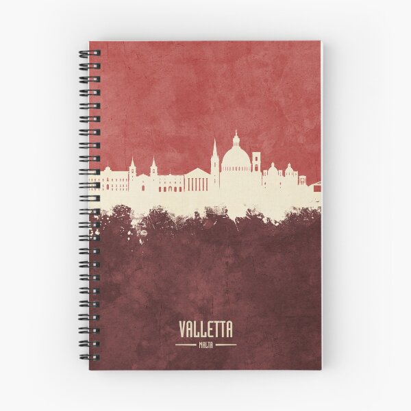 Artikelvorschau, Valletta Malta Skyline entworfen und verkauft von ArtPrints.