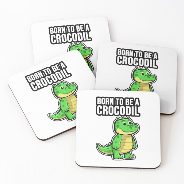 Item preview, Born to be a crocodile designed and sold by TopsellerShirts.