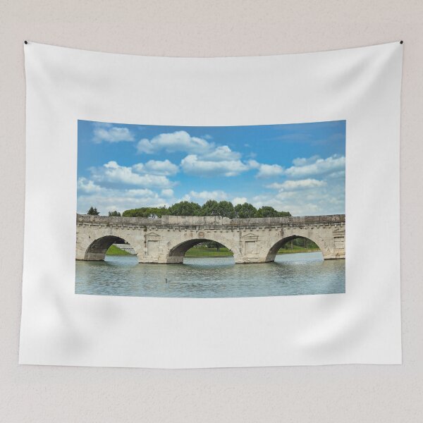 Item preview, Ancient stone Tiberius bridge in Rimini Italy designed and sold by goceris.