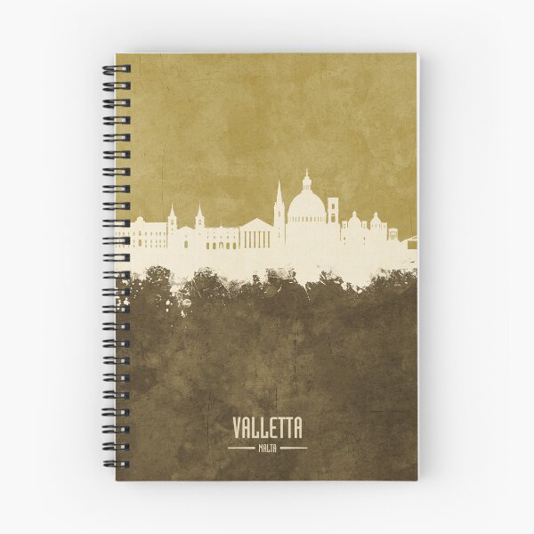 Artikelvorschau, Valletta Malta Skyline entworfen und verkauft von ArtPrints.