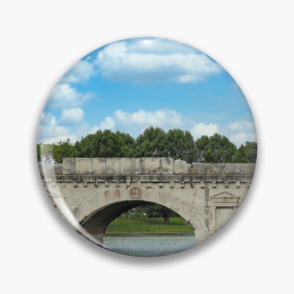Item preview, Ancient stone Tiberius bridge in Rimini Italy designed and sold by goceris.