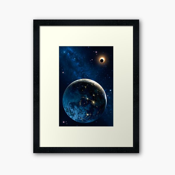3001 Earth Odyssey Framed Art Print