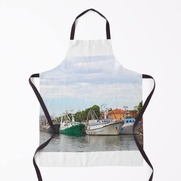 Item preview, Fishing boats on the Porto Canale Rimini Italy designed and sold by goceris.