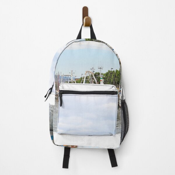 Item preview, Fishing boats on the Porto Canale Rimini Italy designed and sold by goceris.