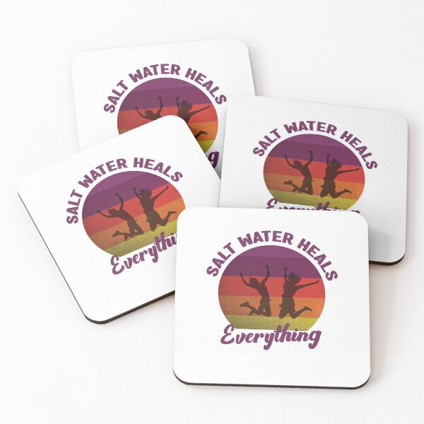 Item preview, Salt water heals everything Retro Vintage designed and sold by Mriganka Gogoi.