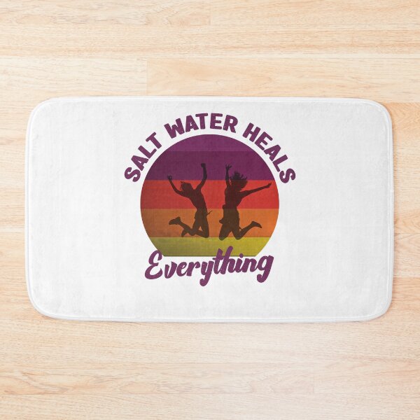 Item preview, Salt water heals everything Retro Vintage designed and sold by Mriganka Gogoi.