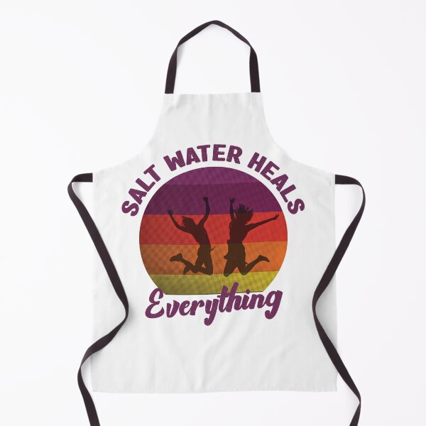 Item preview, Salt water heals everything Retro Vintage designed and sold by Mriganka Gogoi.