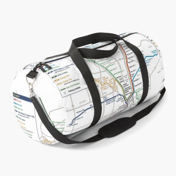 Item preview, Dallas Tube Subway Metro Train Map designed and sold by KALEIDOSCOPE UK.