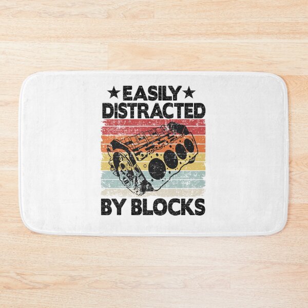 Item preview, Easily Distracted By Blocks Funny Mechanic designed and sold by Stronzi.