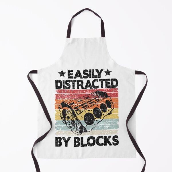 Item preview, Easily Distracted By Blocks Funny Mechanic designed and sold by Stronzi.