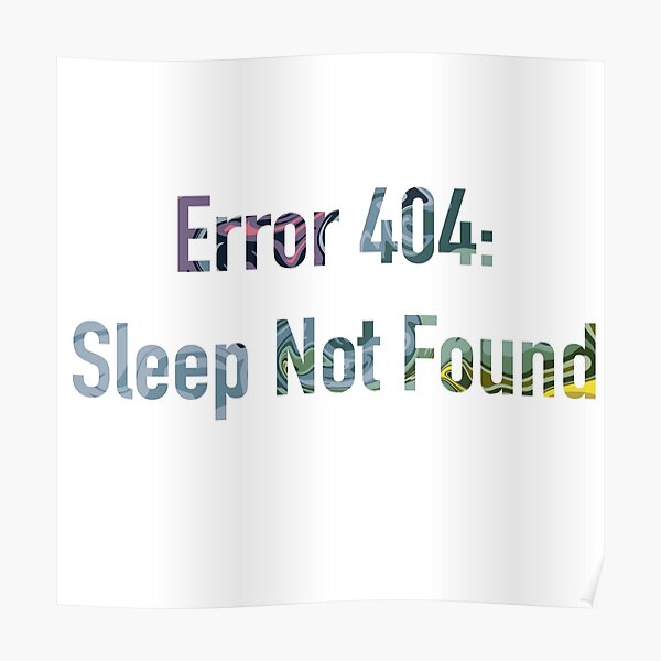 404 Error Wall Art Redbubble