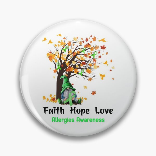 Item preview, Allergies Awareness Faith Hope Love designed and sold by GennieShop.
