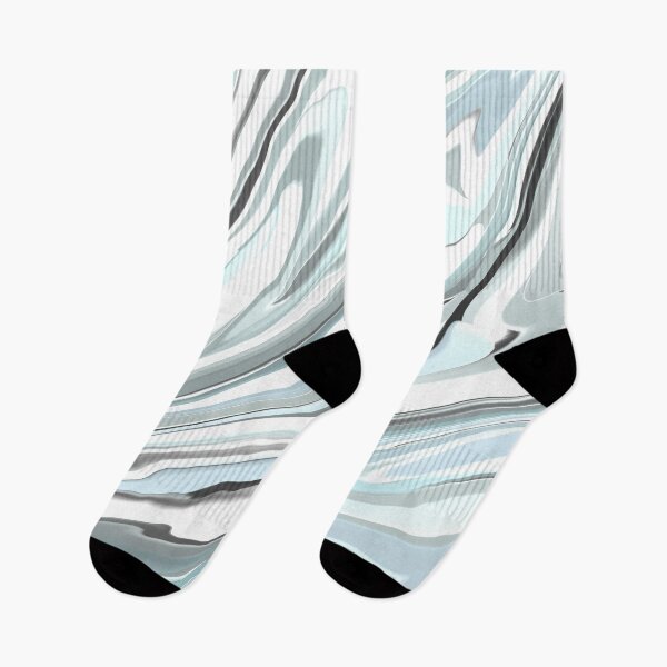 Item preview, Sky blue gray marble abstract  designed and sold by Roselove4869.
