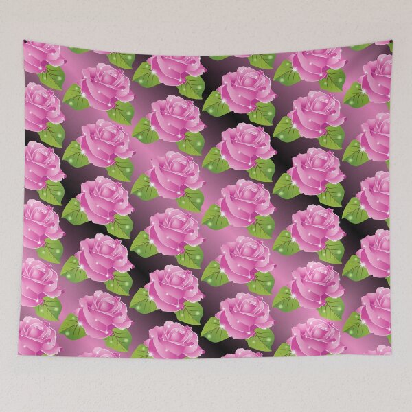 Item preview, Pink Sparkly Roses Pattern  designed and sold by Ayesha Saleem.