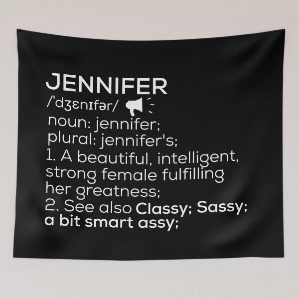 Item preview, Jennifer Name Definition designed and sold by Teelogic.