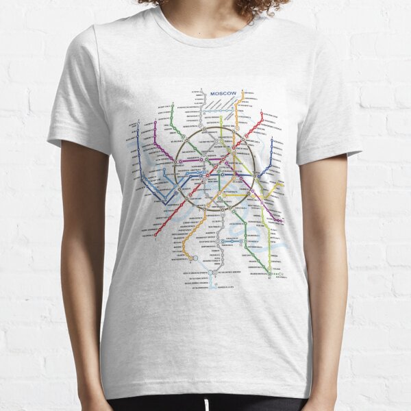 Madrid Spain Metro Subway Train Map Spanish Language T-Shirt funny t shirts  customized t shirts t shirts for men