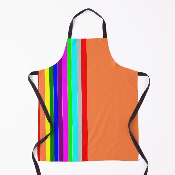 Item preview, Colorful TV standby mode. Colorful vertical bars with half color orange designed and sold by Artsy Boulevard.