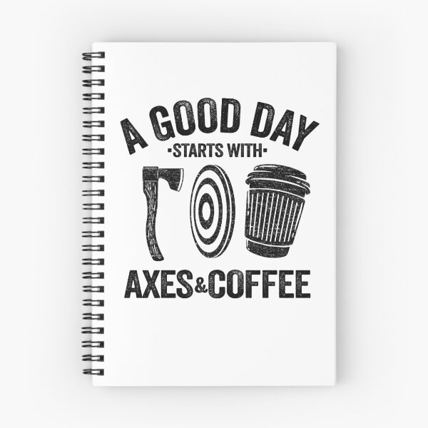 Item preview, Good Day Starts With Coffee & Axe Throwing Gift designed and sold by Stronzi.