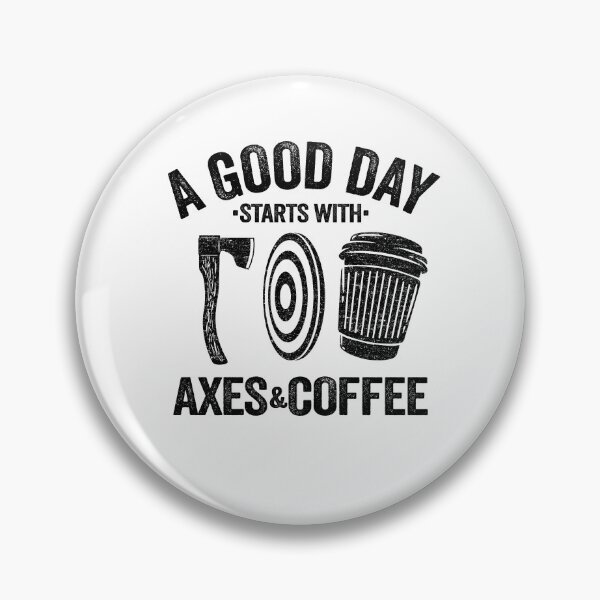 Item preview, Good Day Starts With Coffee & Axe Throwing Gift designed and sold by Stronzi.