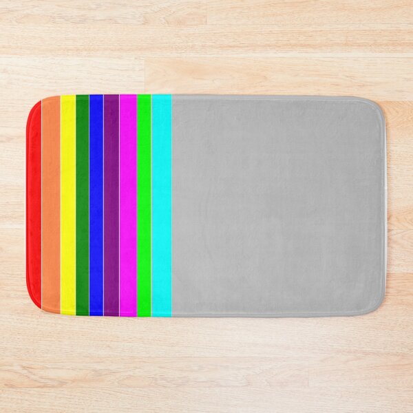 Item preview, Colorful TV standby mode. Colorful vertical bars with half color gray designed and sold by Artsy Boulevard.
