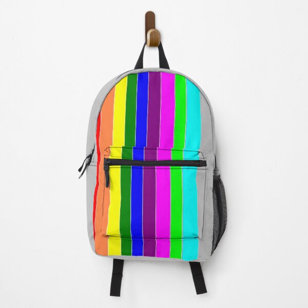 Item preview, Colorful TV standby mode. Colorful vertical bars with half color gray designed and sold by Artsy Boulevard.