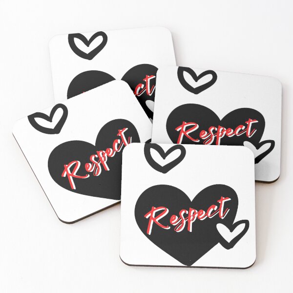 Item preview, Respect | Black, Red and White Text | Own It designed and sold by FrequencyV.