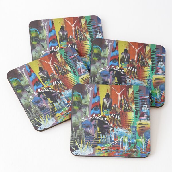 Item preview, City of London Abstract Painting 849 designed and sold by Eraclis Aristidou.