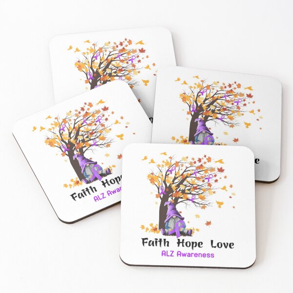 Item preview, ALZ Awareness Faith Hope Love designed and sold by GennieShop.