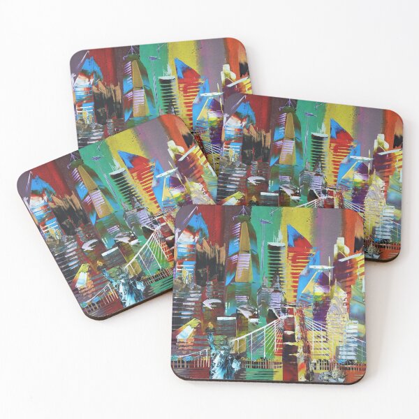 Item preview, New York City Abstract Painting 853 designed and sold by Eraclis Aristidou.