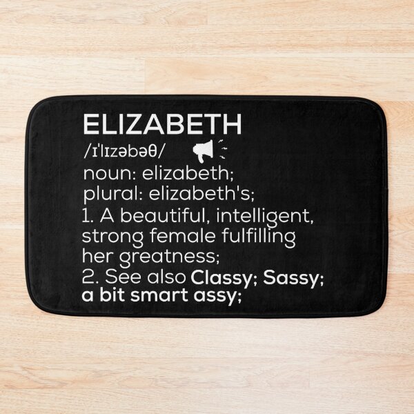 Item preview, Elizabeth Name Definition designed and sold by Teelogic.
